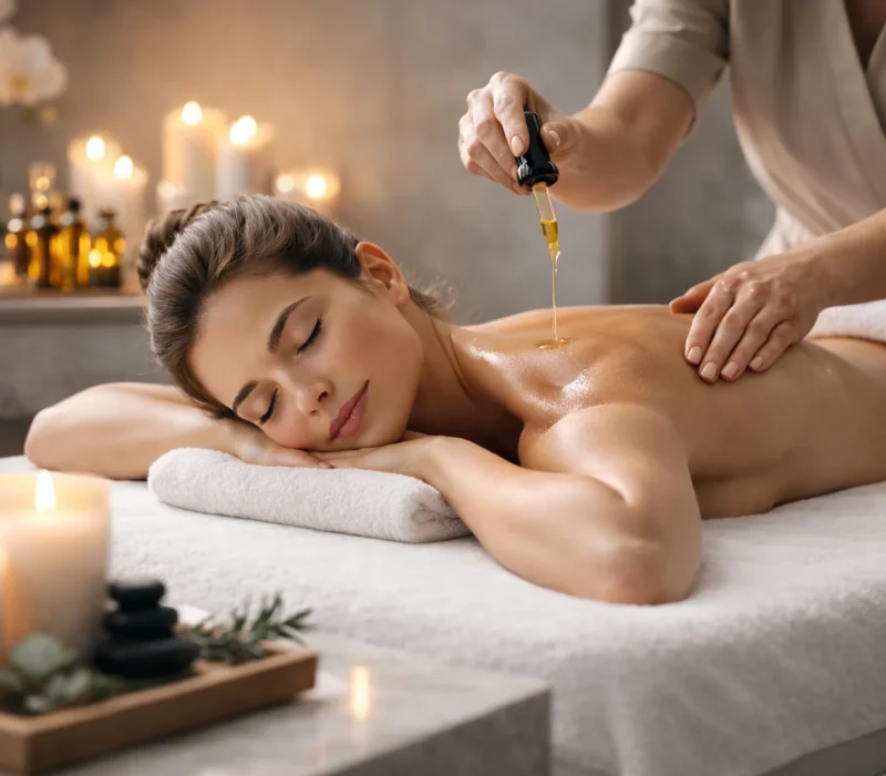 Essential Oil Aroma Massage